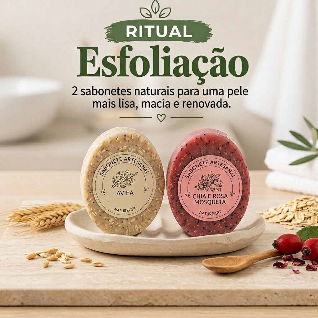 Ritual Esfoliação · 2 sabonetes artesanais
