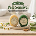 Ritual Pele Sensível · 2 sabonetes artesanais